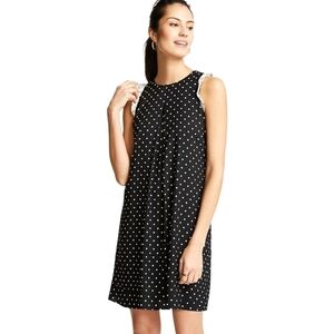 ANN Taylor Polka Dot Ruffle Shift Dress